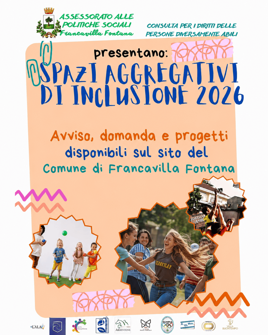 Immagine: spazi aggregativi di inclusione 2026