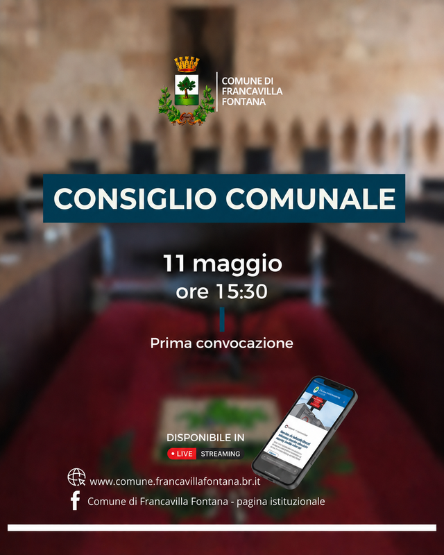 Immagine: consiglio comunale 11 maggio 2026