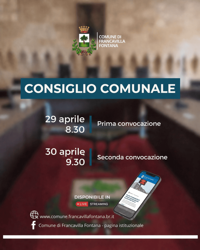 Immagine: consiglio comunale 29 30 aprile